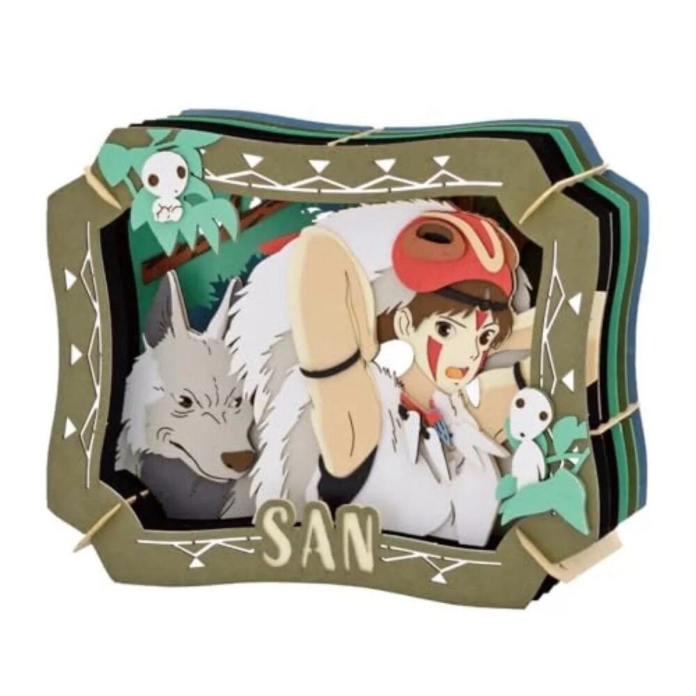 Paper Theater Princess Mononoke San Japan Miyazaki Hayao Ghibli Wolf New RARE